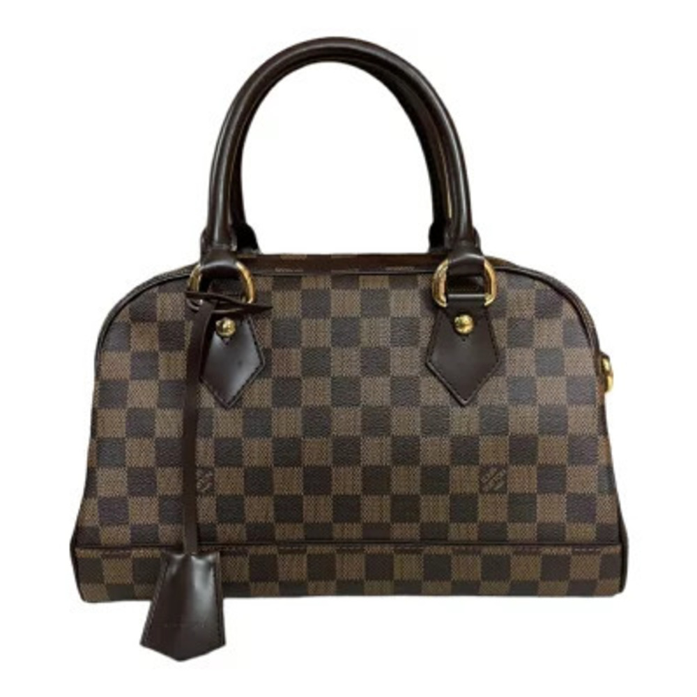 Louis Vuitton Duomo Damier Handbag Canvas Brown